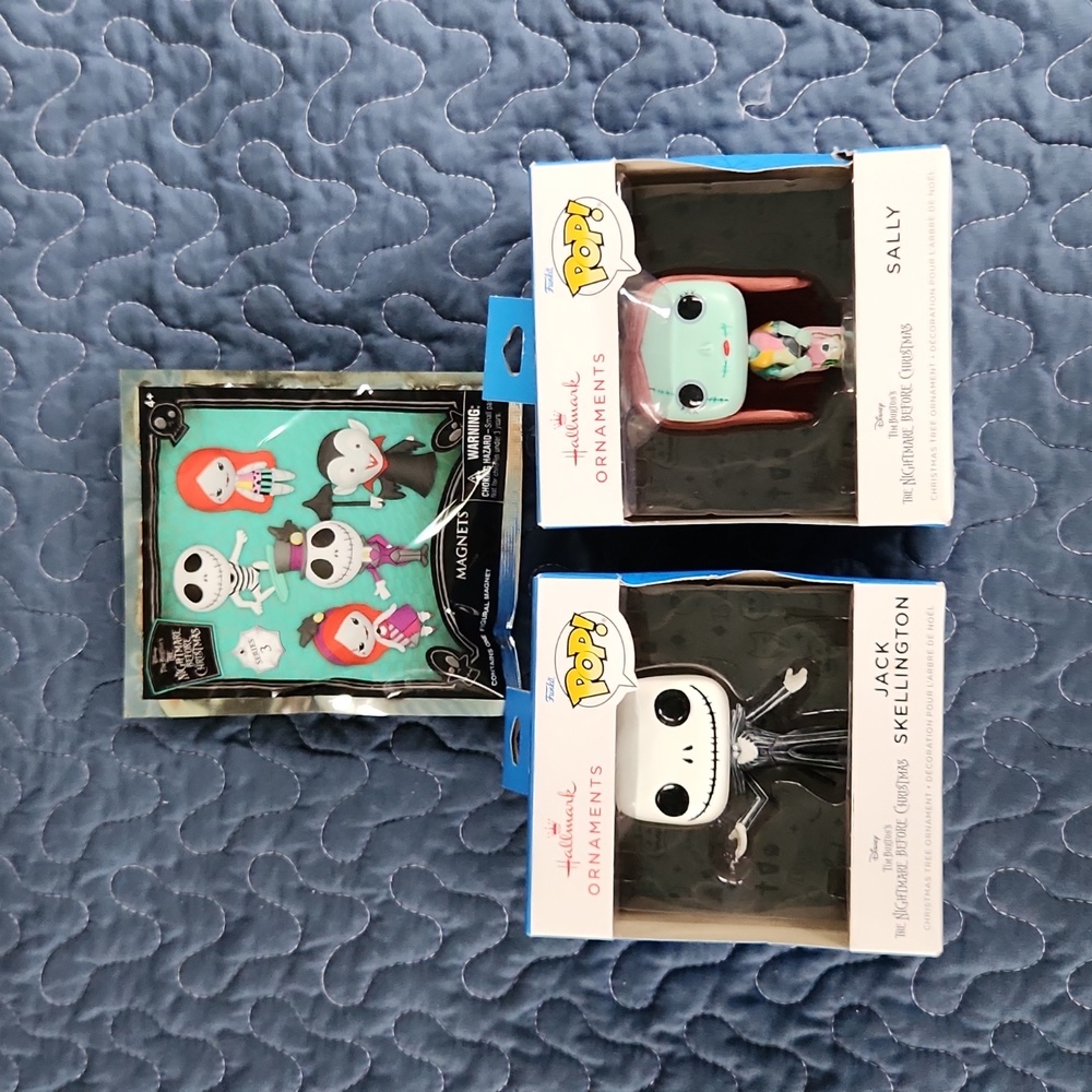 Hallmark Disney Tim Burtons The Nightmare Before Christmas Funko Pop Ornaments
